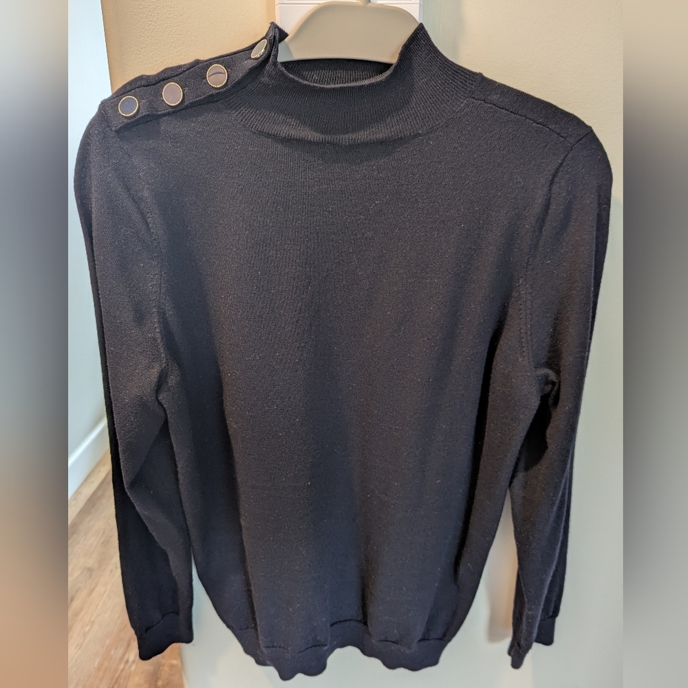 Sezane Jacob Jumper Navy Sweater (Size XXL)